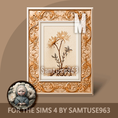 HQ Medium Table Painting Goblincore Flower #1 Samtuse963 logo