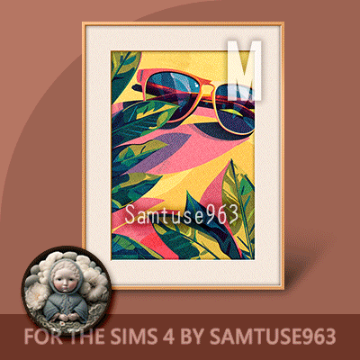 HQ Medium Table Painting Minimalist Vacation #1 Samtuse963 logo