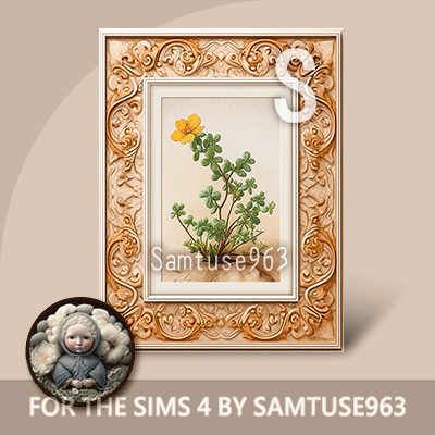 HQ Small Table Painting Goblincore Flower #1 Samtuse963 logo