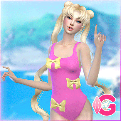 ✨🎀 Usagi’s Bows Swimsuit — Sailor Moon Inspired (Series I) 🌙 logo