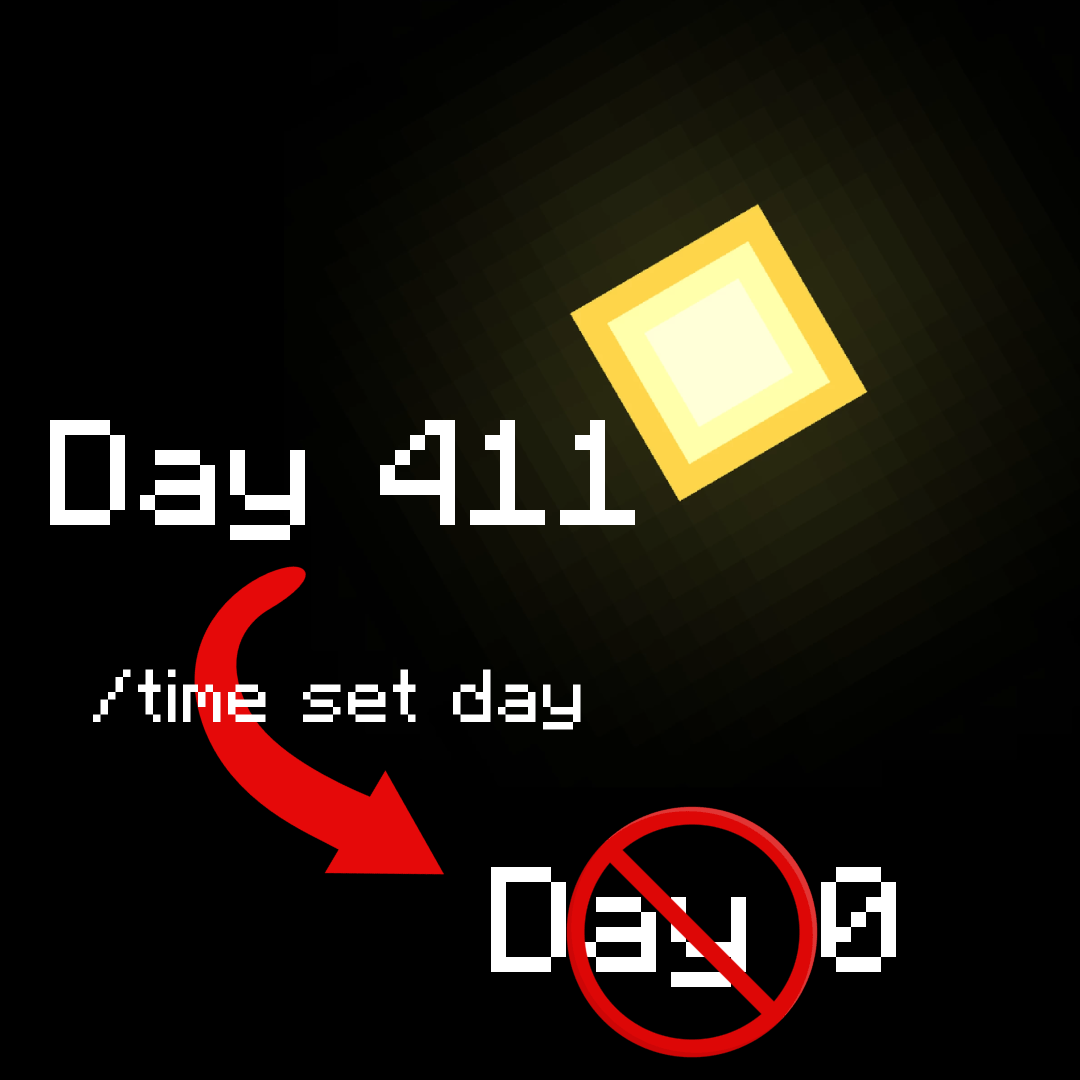 Set time doesn't reset day count logo
