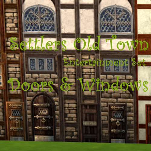 Settlers Old Town 4 Build: Doors & Windows - Entertainment set logo