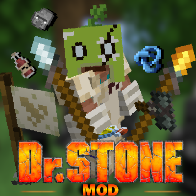 The Dr. Stone mod logo