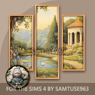 HQ Spring Landscape Triptych #1 Extra B Samtuse963 logo