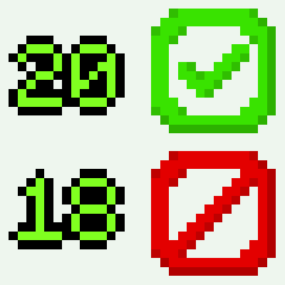Twenty Segment XP bar logo