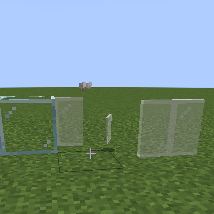 Shift Right Click and Pick Glass with a Stick