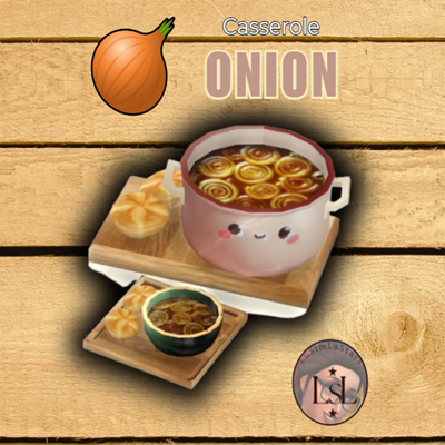 RECIPE - Caramelized Onion Casserole logo