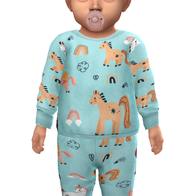 CANDACE set - infant pyjama logo