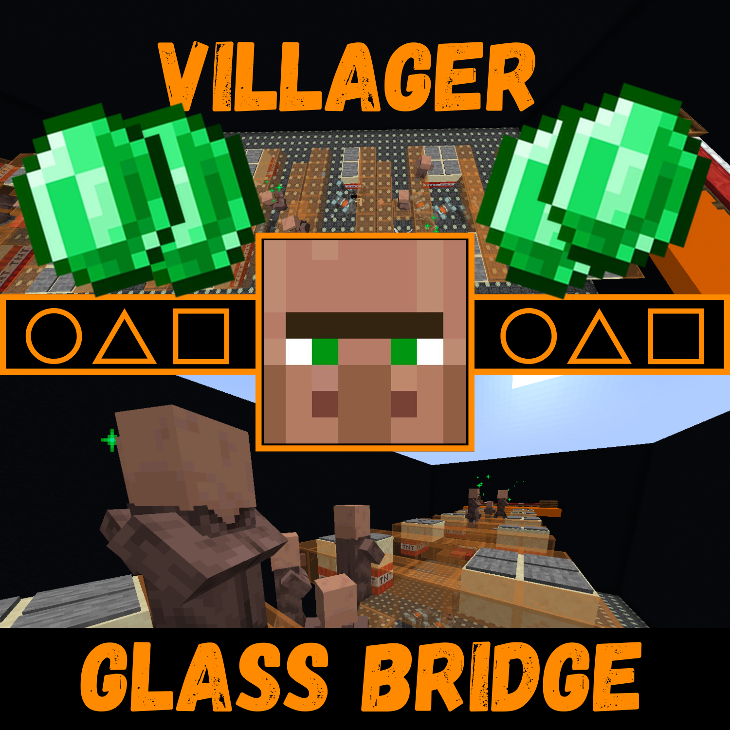 villager glass bridge (squid game) logo