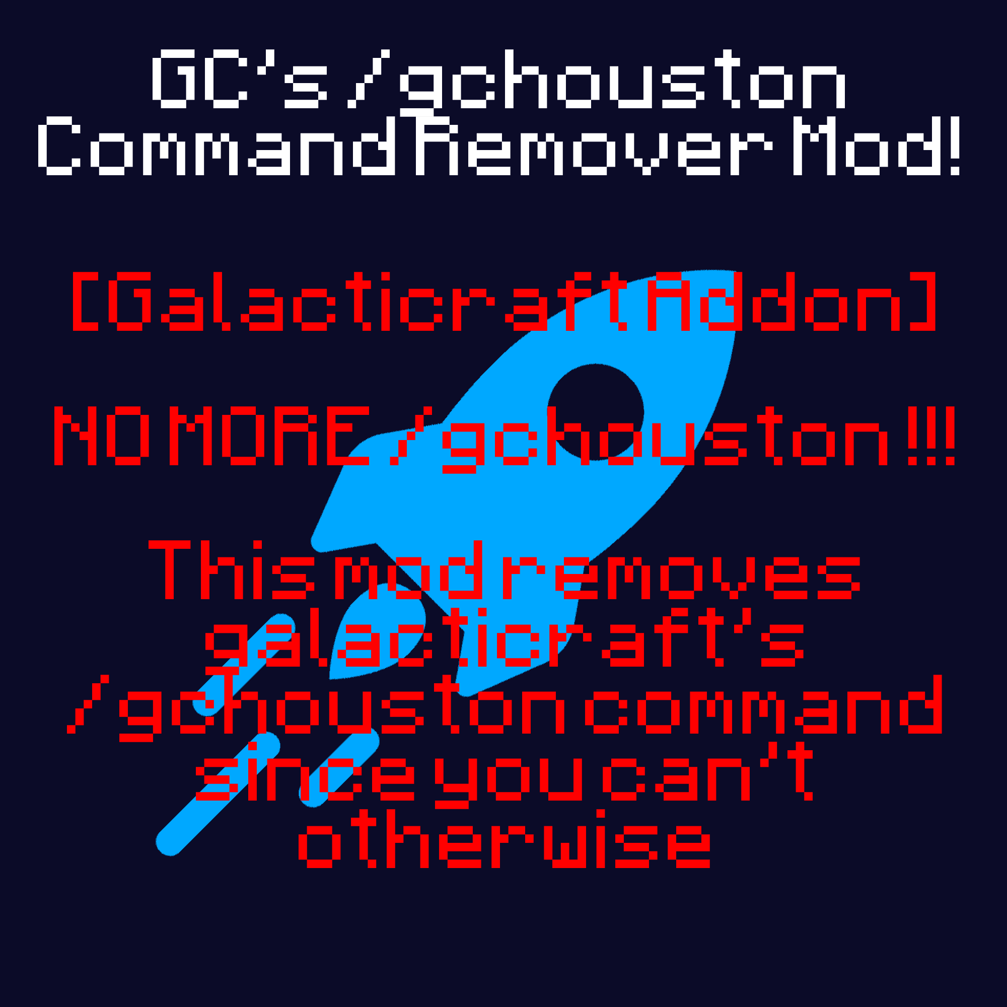 GC's /gchouston Command Remover logo