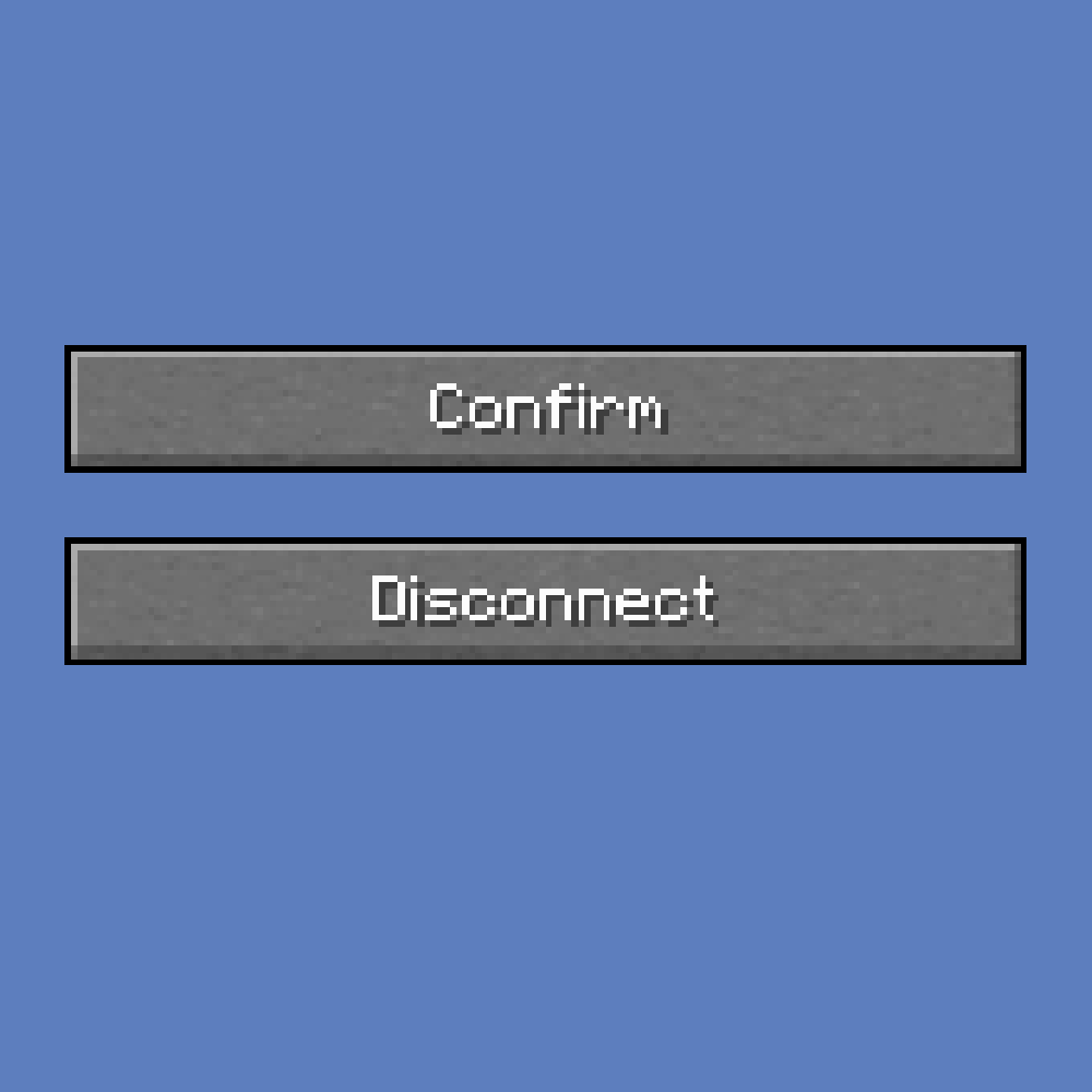 Confirm Disconnect logo