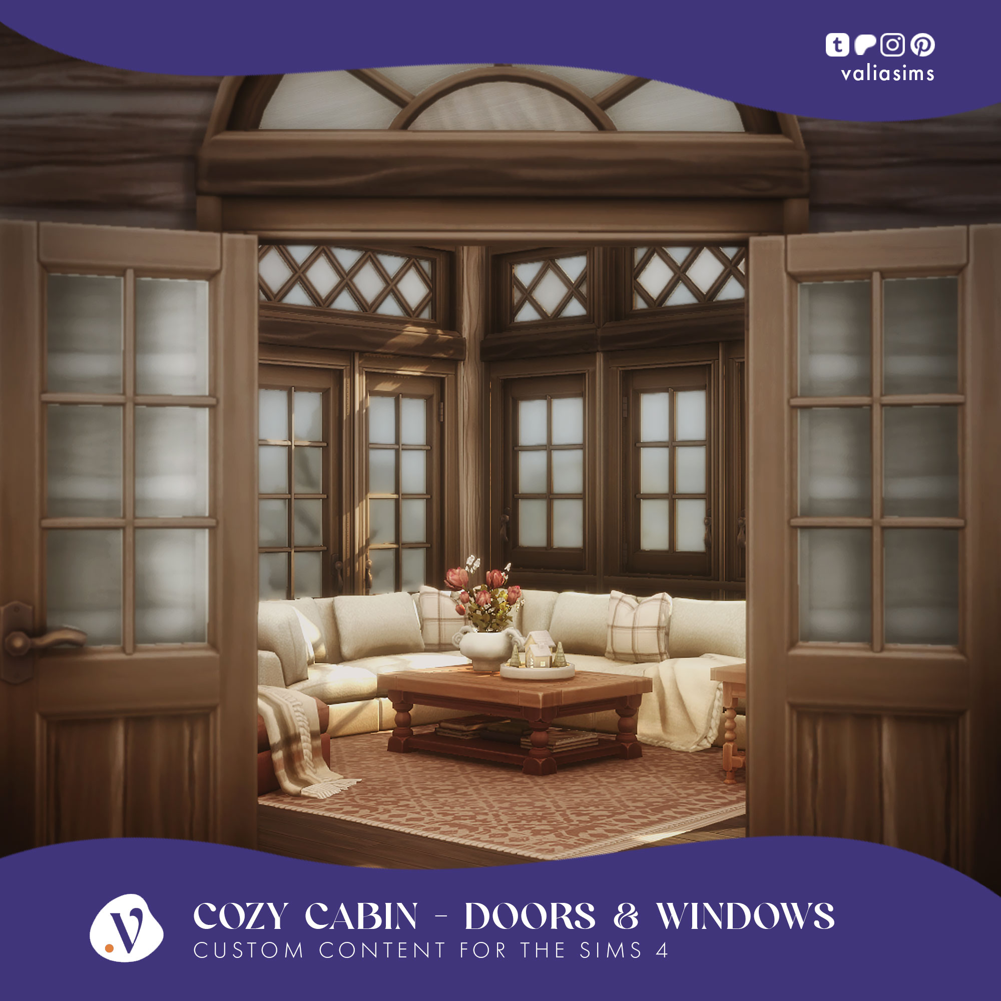 Cozy Cabin Collection - Doors & Windows logo