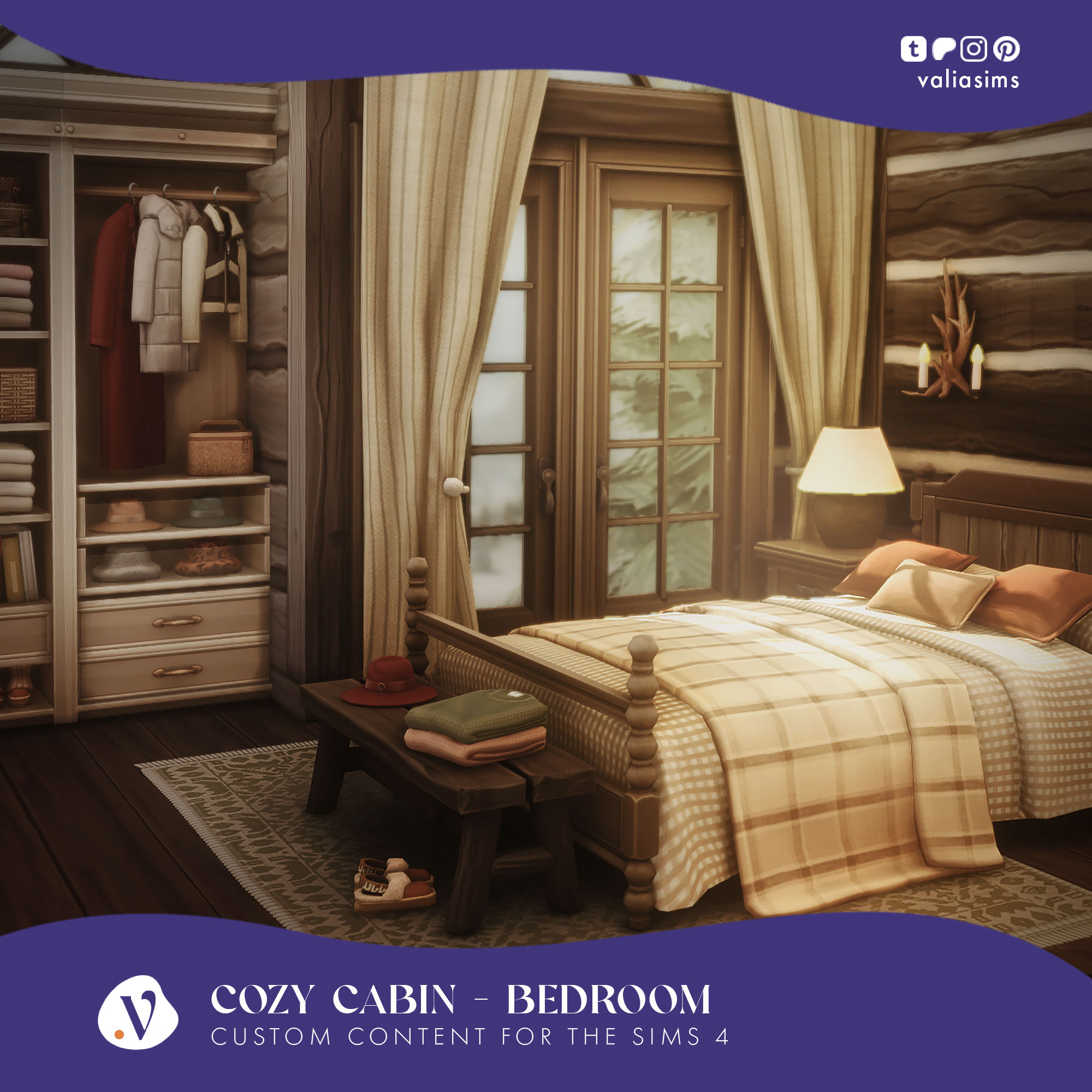 Cozy Cabin Collection - Bedroom logo