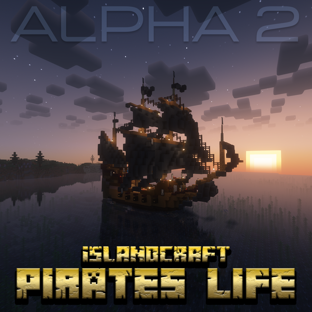 islandcraft: a Pirate's Life logo