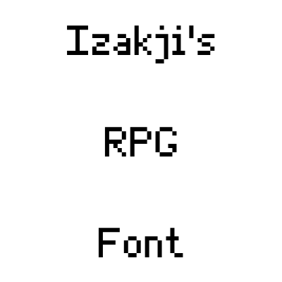 Izakji's RPG Font logo