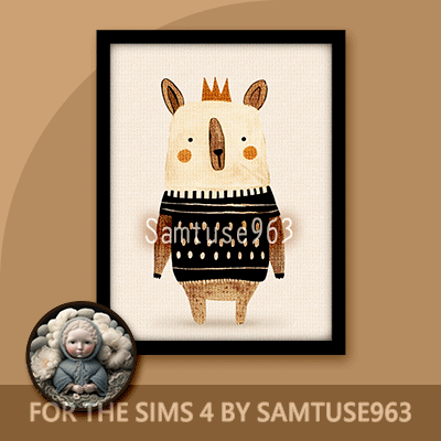 Cute Forest Dwellers Mini Painting One #1 Extra G Samtuse963 logo