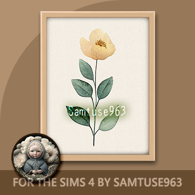 Flower Watercolor Mini Painting One #2 Extra G Samtuse963 logo