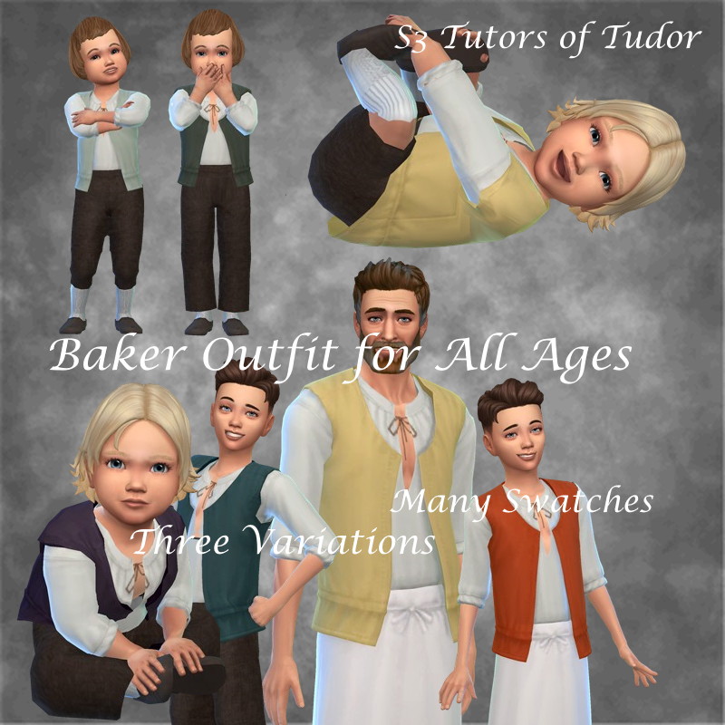 Tutors of Tudor - Baker Outfit, for all ages logo