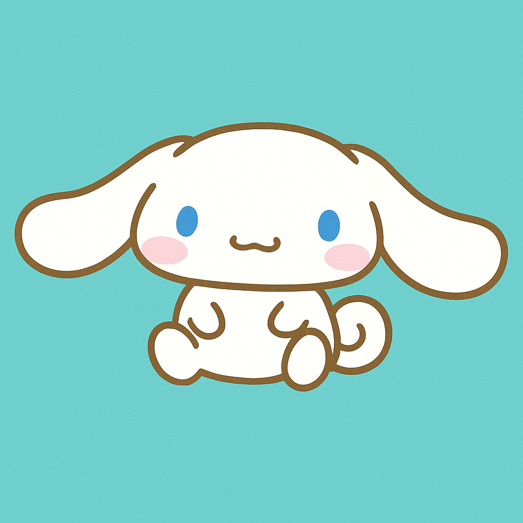 A sword of cinnamonroll  logo