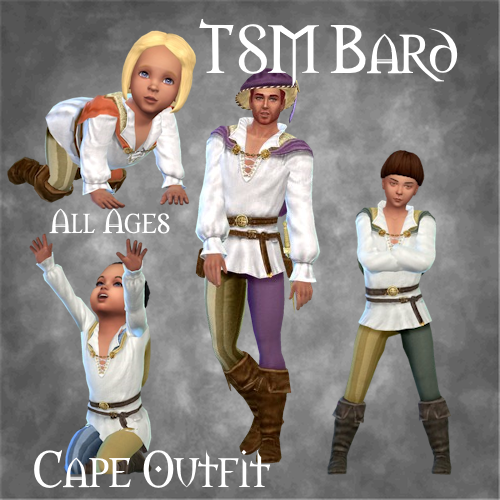 TSM Medieval Bard Cape Outfit logo