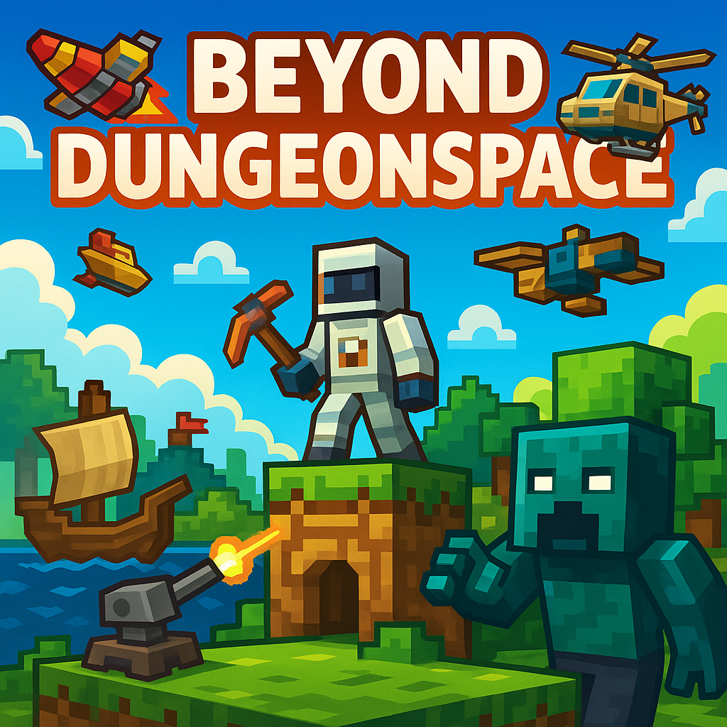 Beyond Dungeonspace -  Steampunk Survival, Create Automation & Horde Defense logo