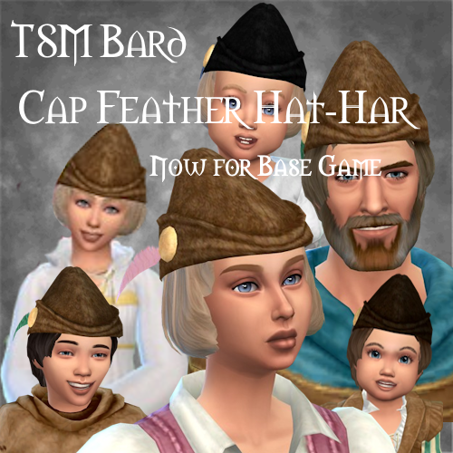 TSM Bard Cap Feather - Hat-Hair Version logo