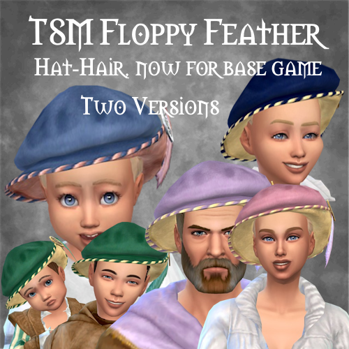 TSM Floppy Feather Hat - Hat-Hair Version logo