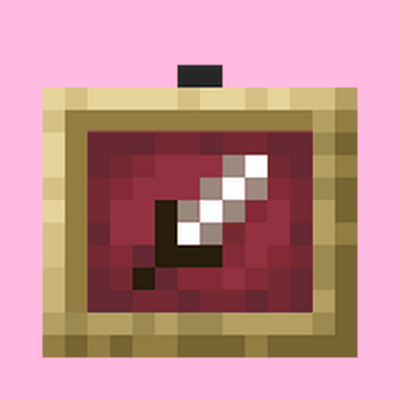 Pink Item frames