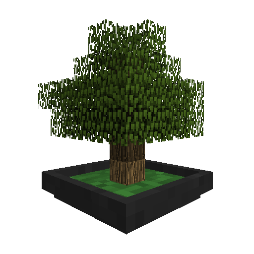 Free Papercraft BONSAI Minecraft Style Digital (Instant Download