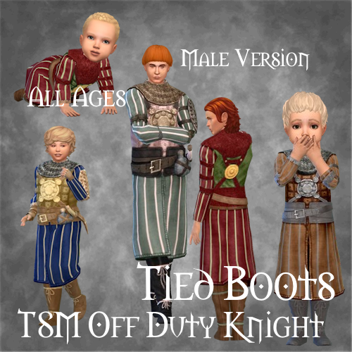 TSM Off Duty Knight Tied Boots - Male for All Ages logo