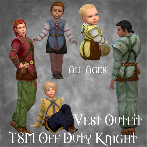 TSM Off Duty Vest Outfit for All Ages logo