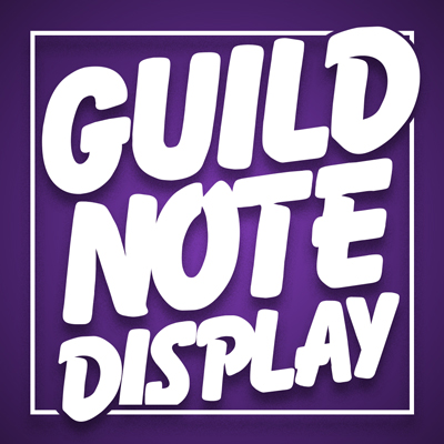 Guild Note Display addon image logo