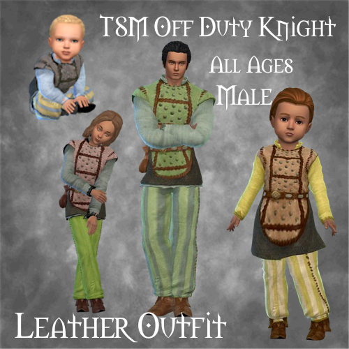 TSM Off Duty Knight Leather Outfit - Male Version logo