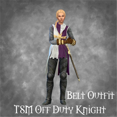 TSM Off Duty Knight Belt Outfit For Ladies logo