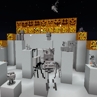 Halloween LuckyBlocks 1.14.4/1.12.2/1.8 - Minecraft Mods