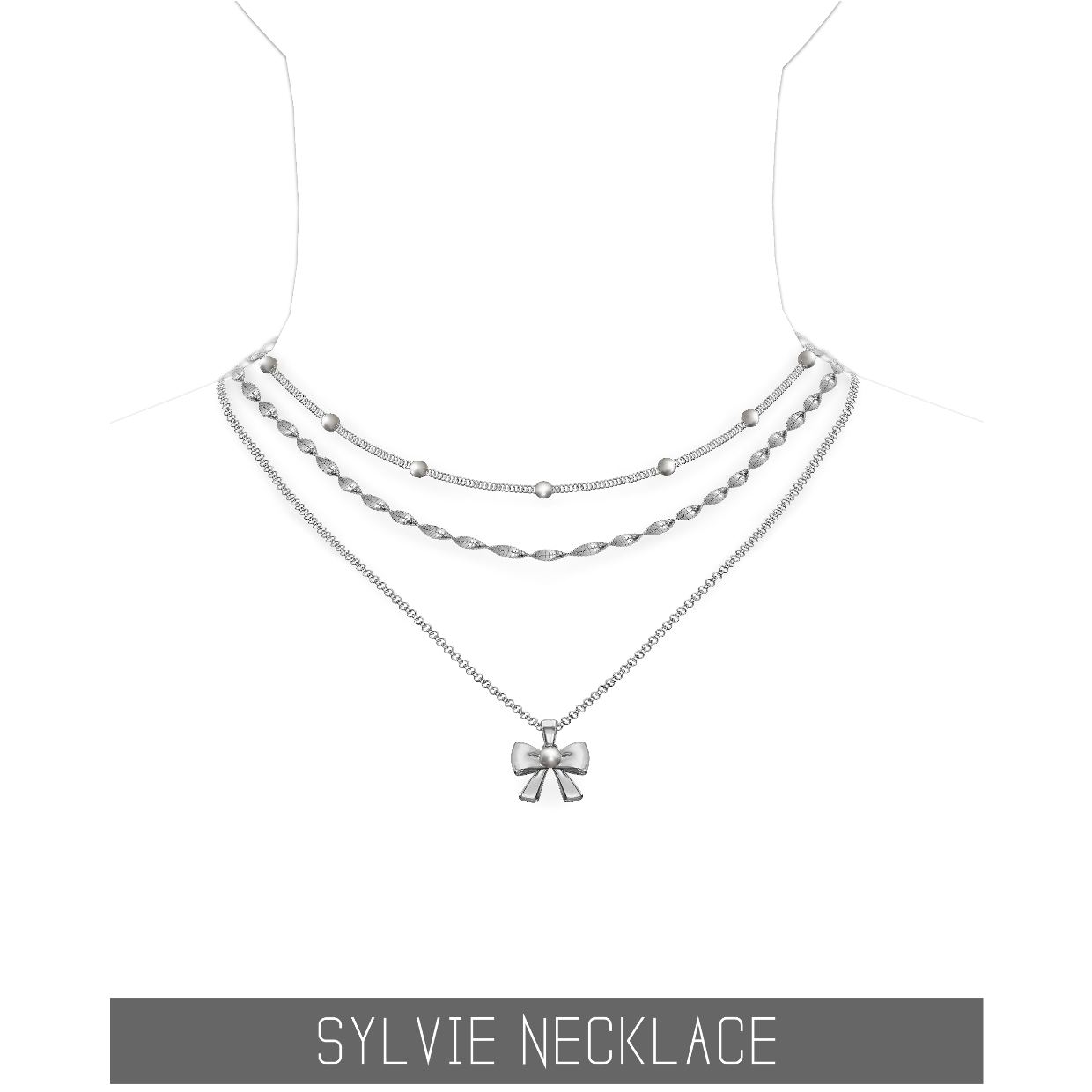 Simpliciaty's Sylvie Necklace logo