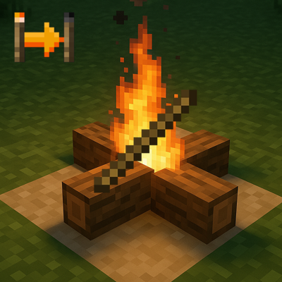 Realistic Torches From Campfires logo