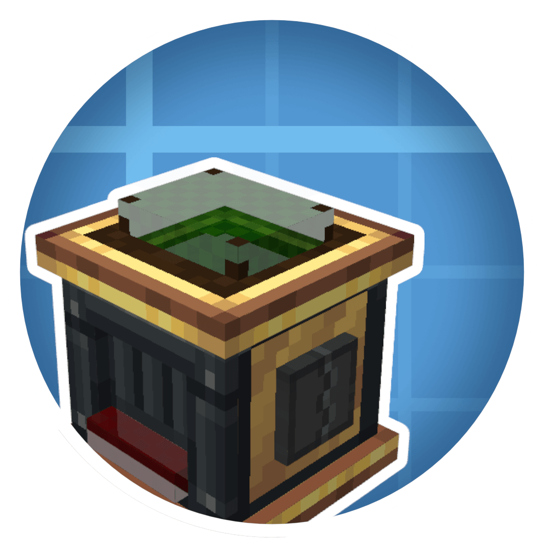 Mechanical trading station logo