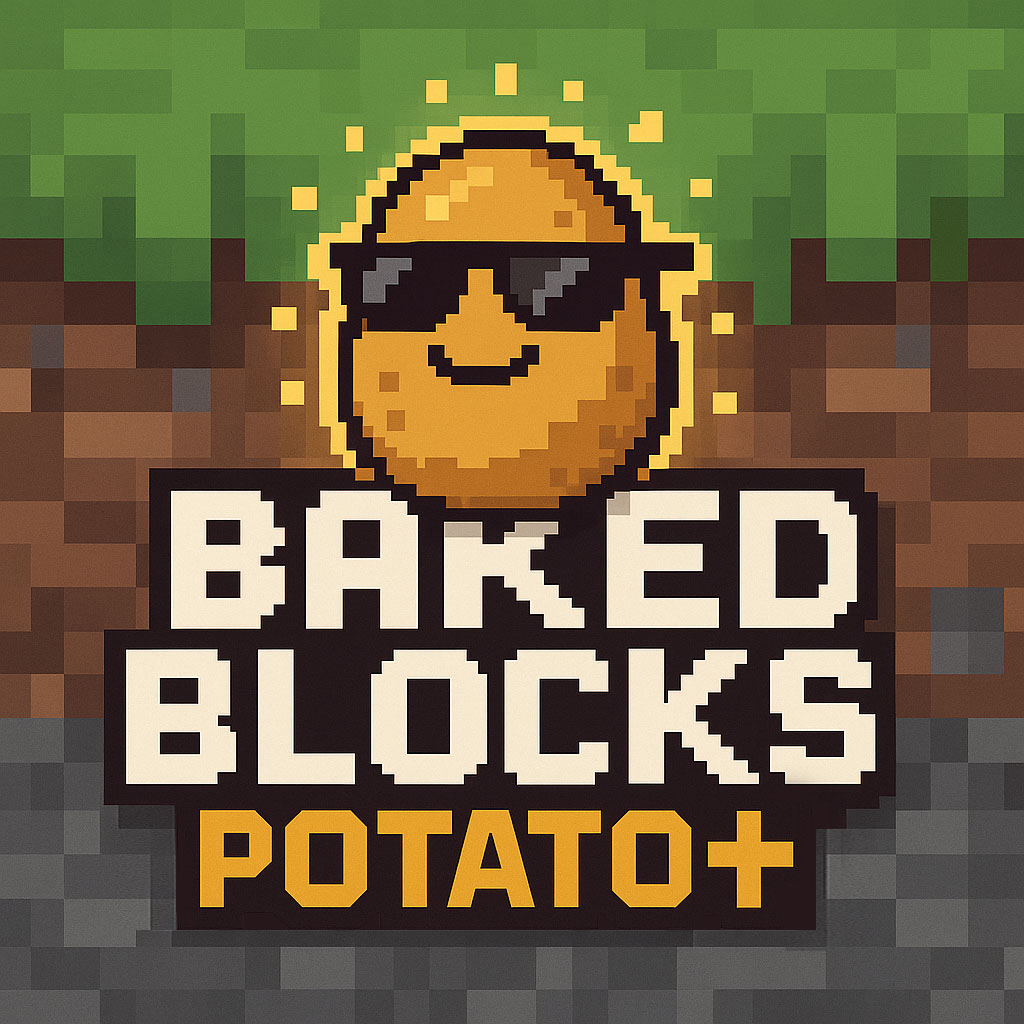 Baked Blocks: Potato+ logo