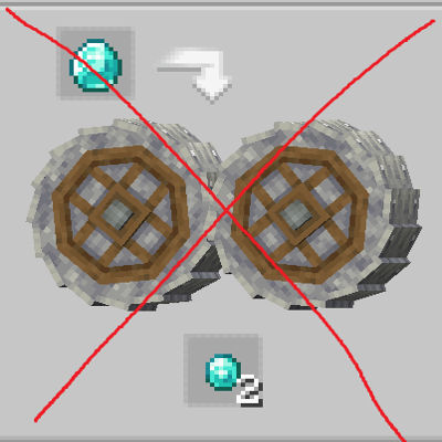 No Create Recyling Diamond Shard Recipe logo