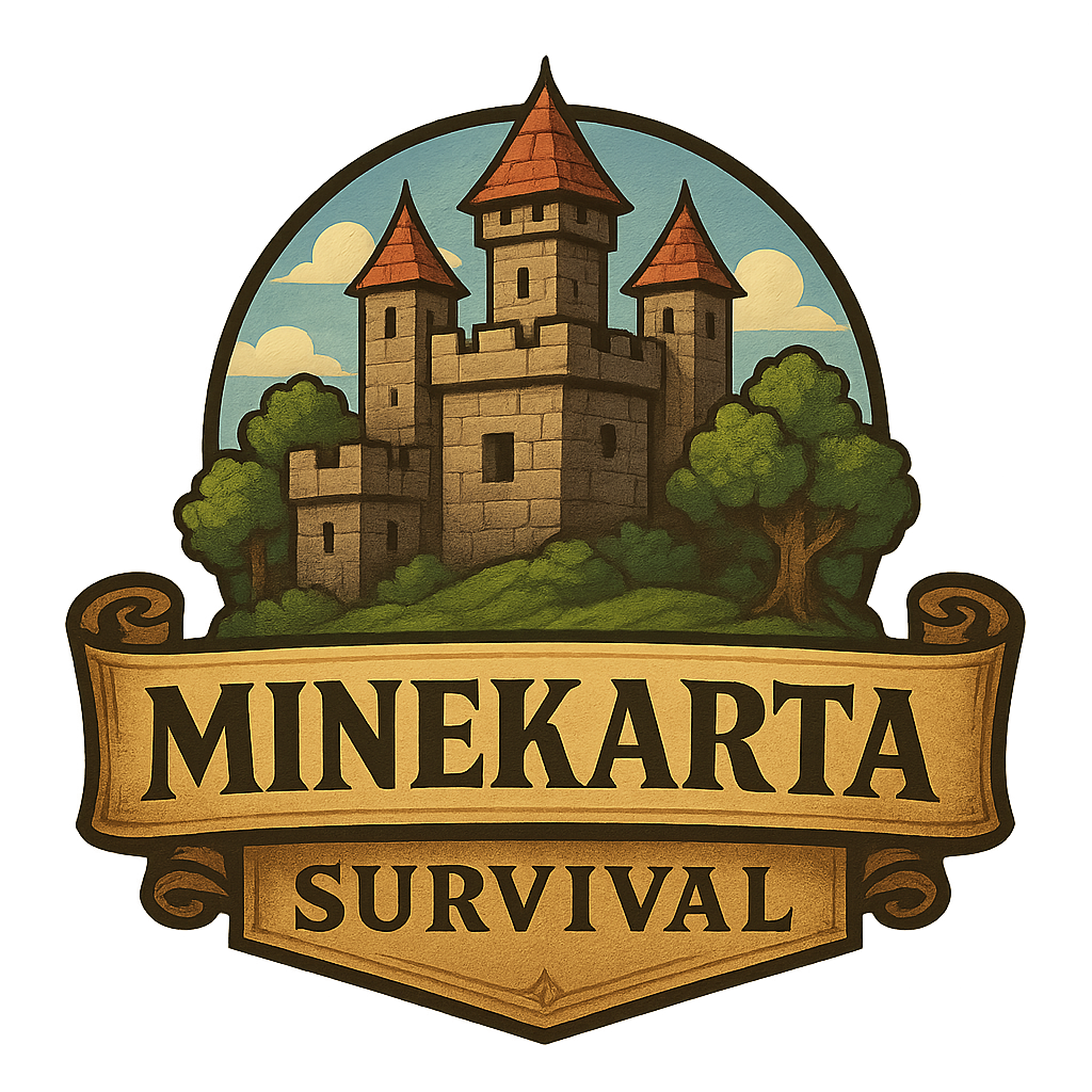 Minekarta Survival - Enhanced Vanilla Experience with Custom Biome Daily Quest and More