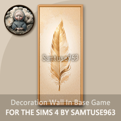 Minimalist Feather Painting #1 Sellable Samtuse963 logo