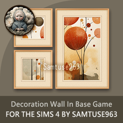 HQ Abstract Modern Painting 3 Piece Set #4 Sellable Extra F Samtuse963 logo