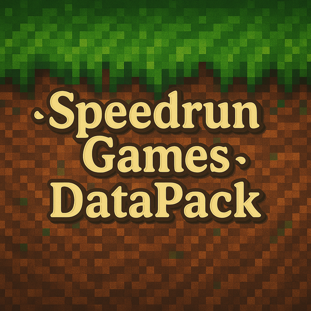 ~Speedrun Games~ (Data Pack Only) logo