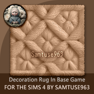 Pastel Fluffy Square Dance Rug #5 Samtuse963 logo