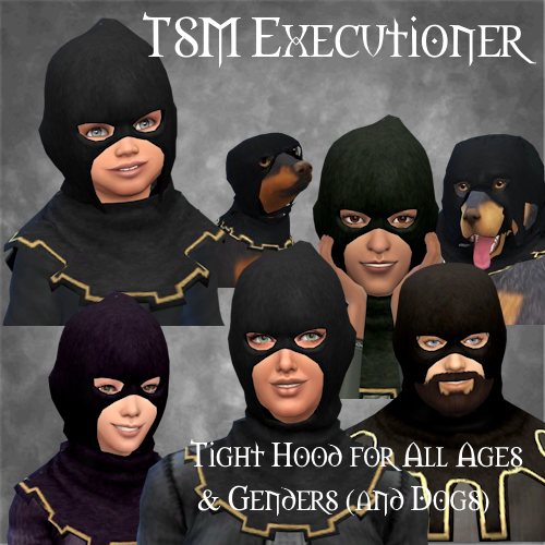 TSM Executioner Tight Hood for Toddlers to Adult & All Genders (and Dogs) logo