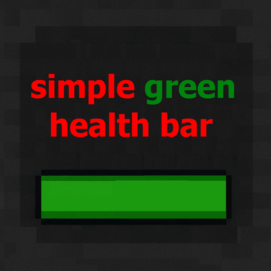 Simple Green Health Bar