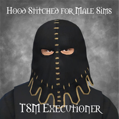 TSM Executioner Hood Stitched for Male Sims logo