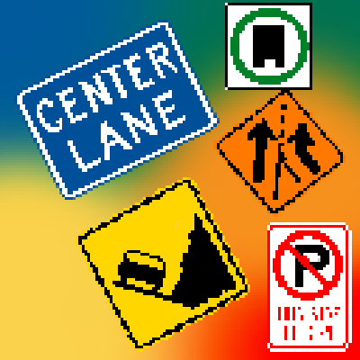 Revamped Traffic Control Signs