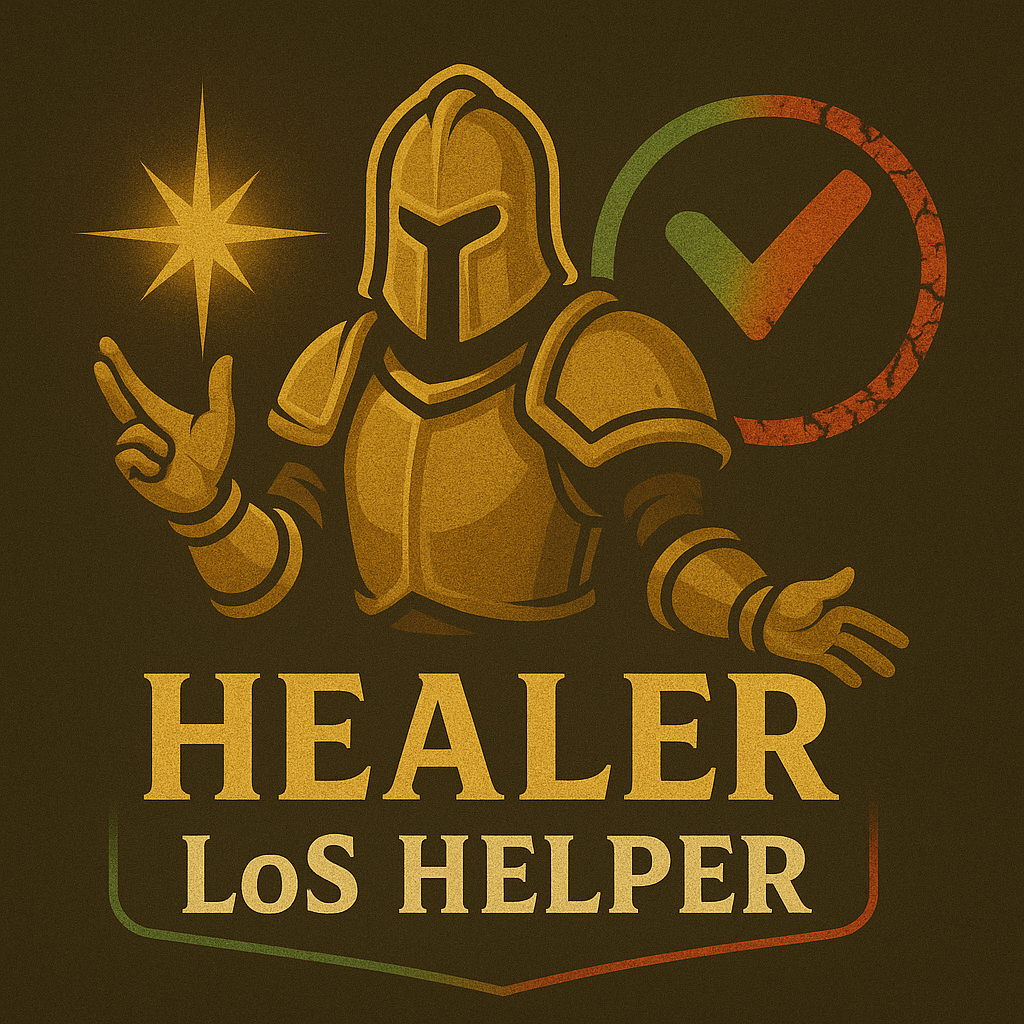 Healer LoS Helper – designed for HealBot addon image logo
